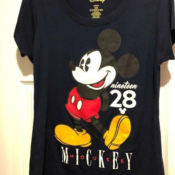 Disney Tops - 🛒$7 Disney Mickey Mouse Jerry Leigh Short Sleeve Graphic Tee  #3680-1